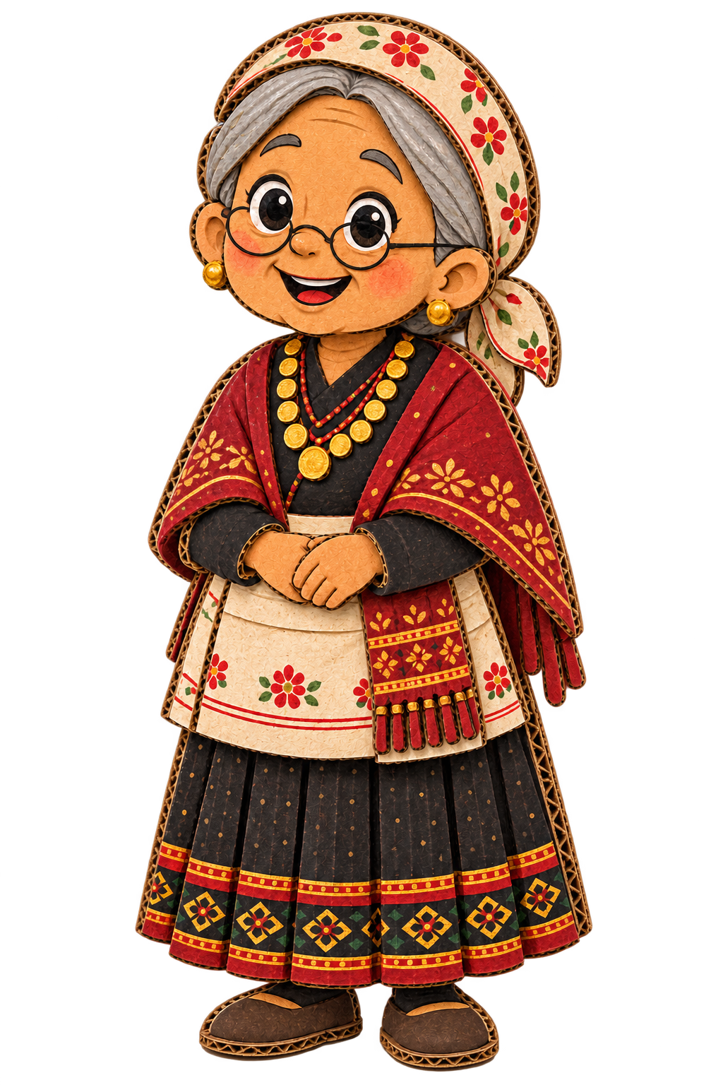 Aama, the cardboard keeper of stories and memories